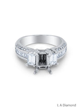 White Gold Diamond Ring - LA DIAMOND